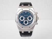 Audemars Piguet Royal Oak Chronograph 18k White Gold Blue Dial