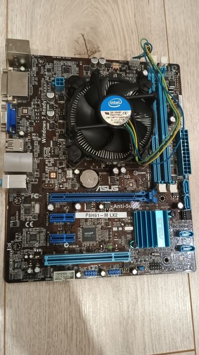 Мат плата сокет 1155+i3 2100