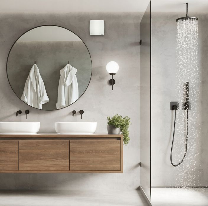 Вентилятор витяжка для ванної EBERG AXI 100 см із зворотнім клапаном