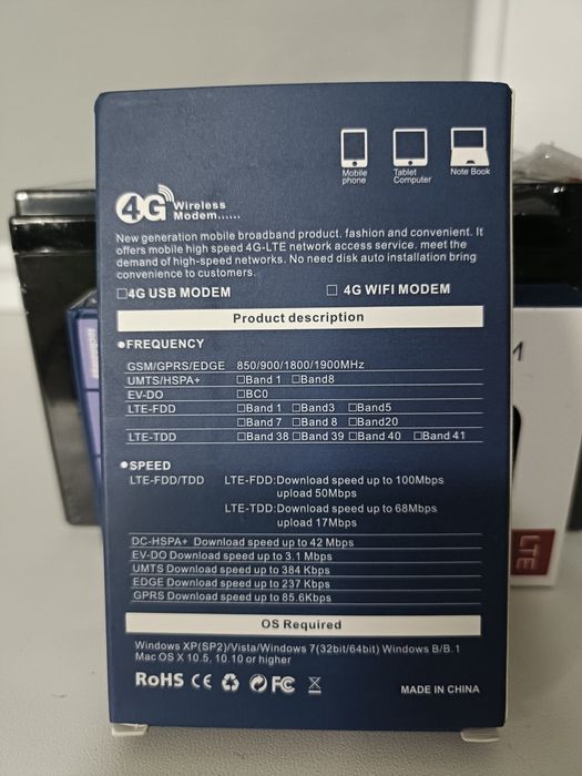 Мобільний 4G модем під сім карту 150 Мб/с, USB, WI-FI, вай фай модем