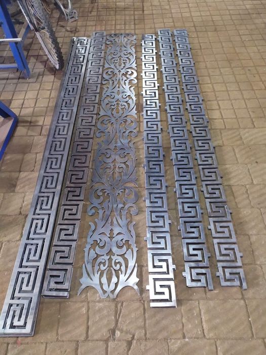 Лазерна Плазмова різка металу Металеві Вставки Панелі Ковані елементи