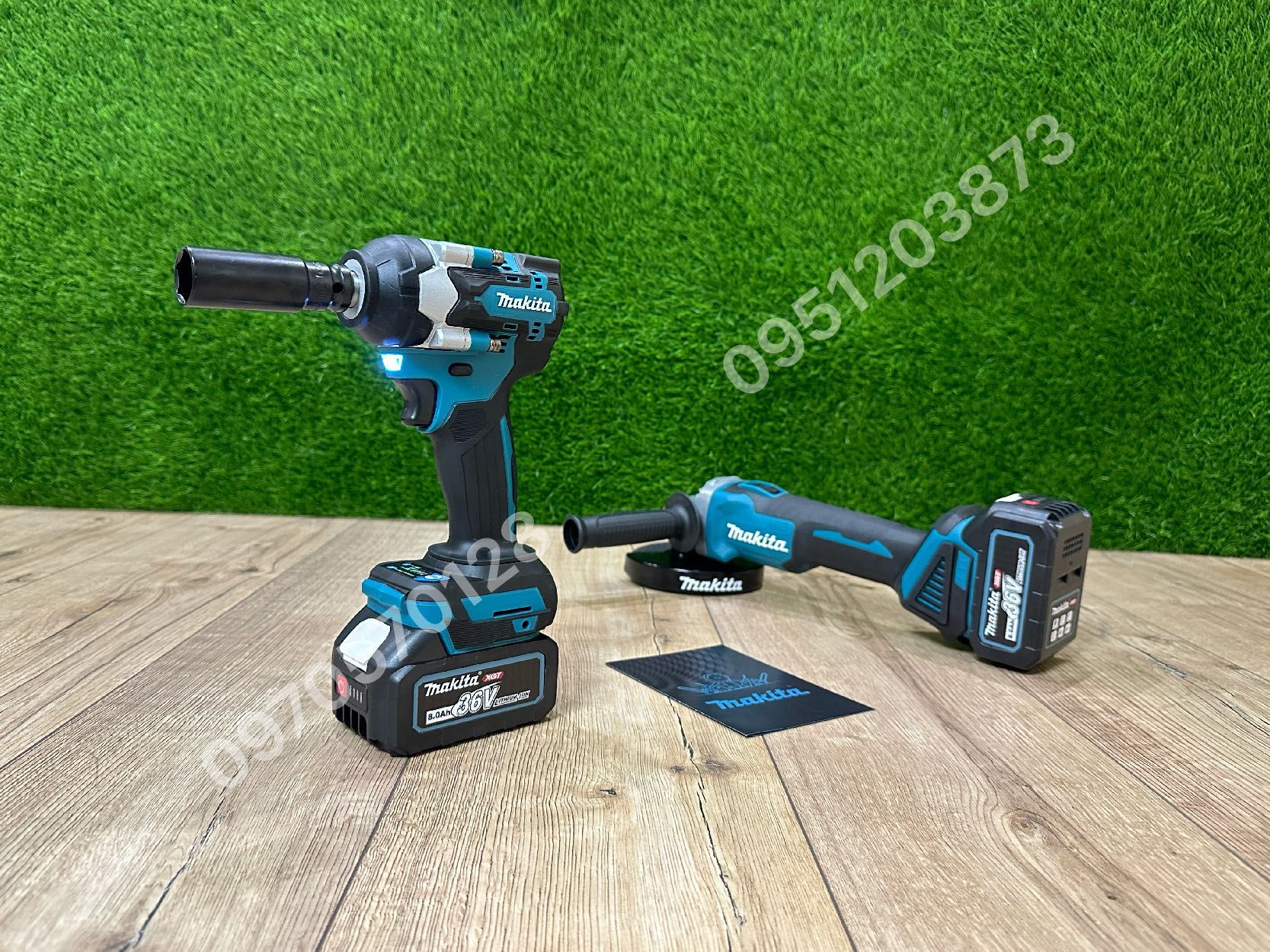 Набор 2/1 Makita Болгарка DGA504 + Гайковерт импакт DTW500 36V 8Ah