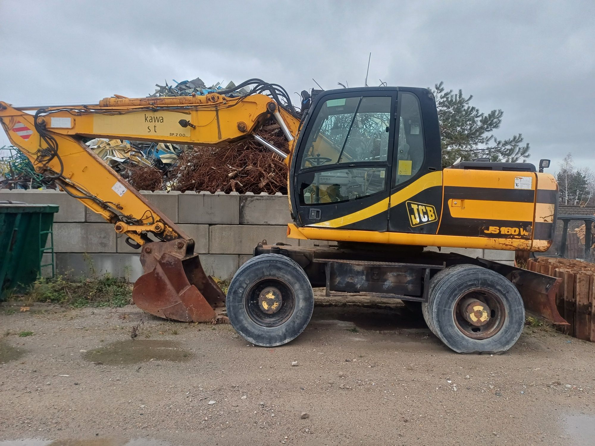 Koparka kołowa jcb JS 160 W