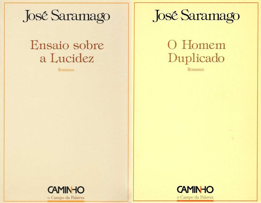 1as Eds Homem Duplicado, Ensaio S/ Lucidez  Saramago Colecionadores