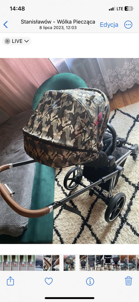 Cybex Priam 2.0 stan idealny