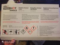 Bezplomieniowy podgrzewacz chemiczny