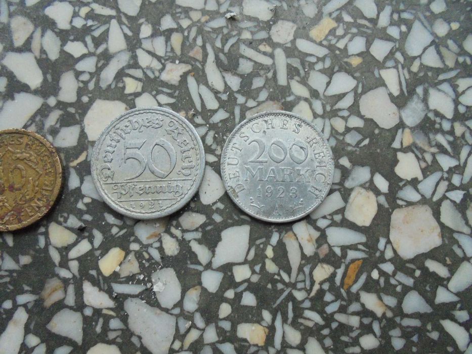 Zestaw  7 monet niemieckich przedwojennych od 1906 do 1935