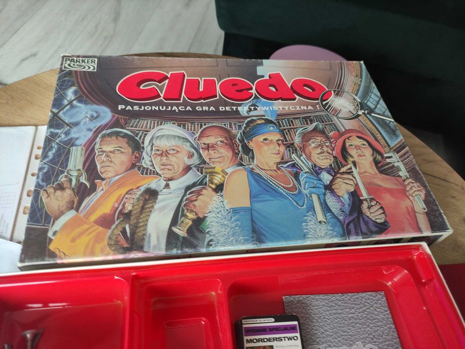 Cluedo - gra planszowa stara wersja parker