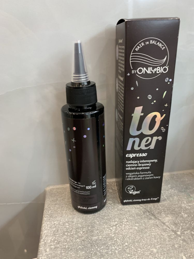 Toner only bio espresso ciemno brązowy odcień 100ml