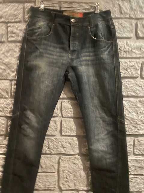 Męskie spodnie jeansowe F&F blue - romiar W34/L32