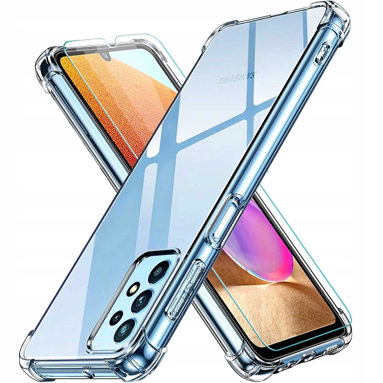 Etui Anti-Shock do Samsung Galaxy A32 5G + Szkło Hartowane
