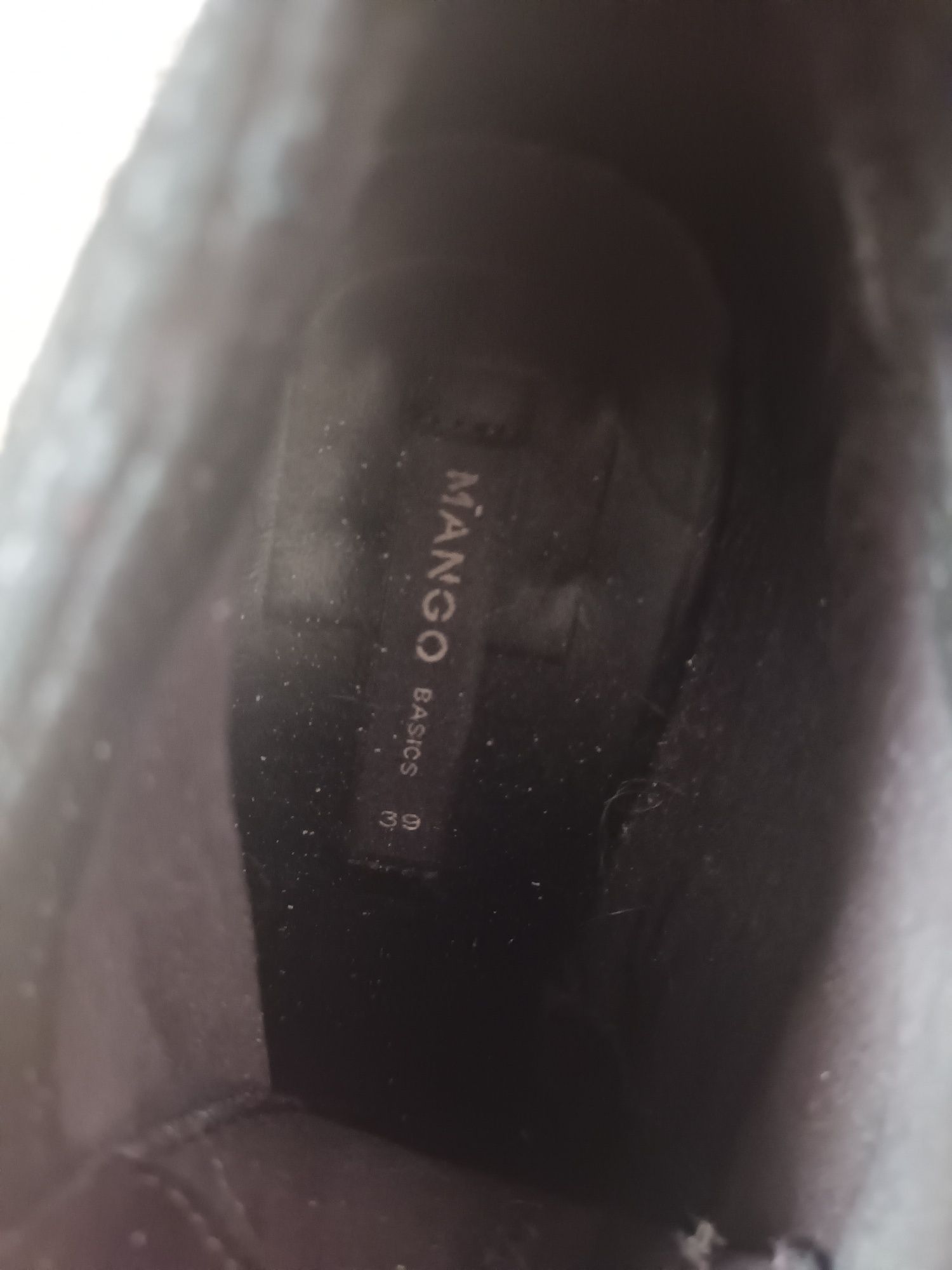 Botki damskie zamszowe. .Mango