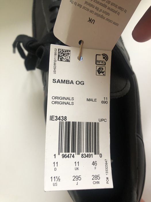 Кросівки Adidas Samba OG(оригінал)