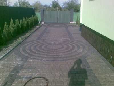 Укладка тротуарной плитки