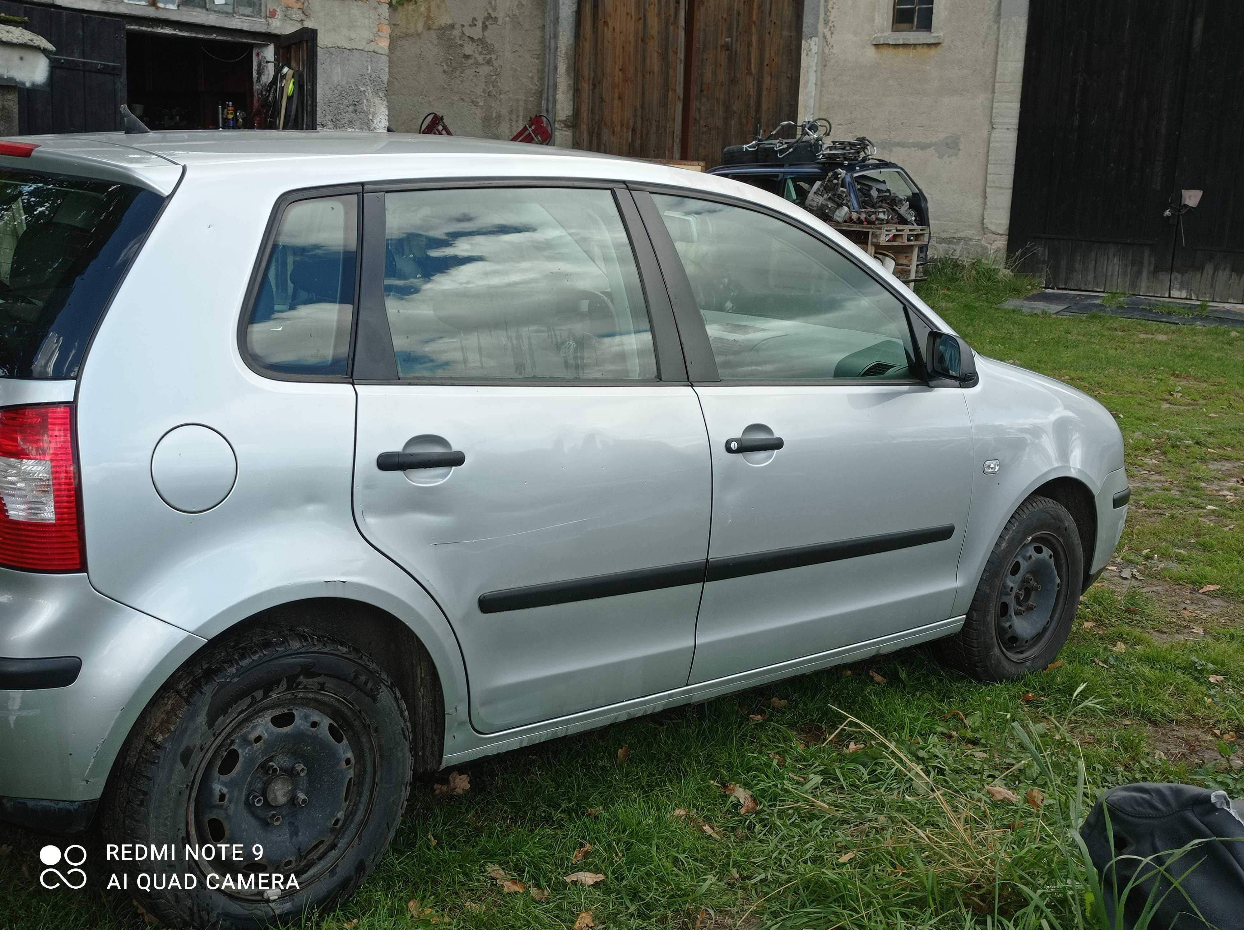 vw polo 9n la7w maska błotnik zderzaki drzwi pas przód klapa tył lampy