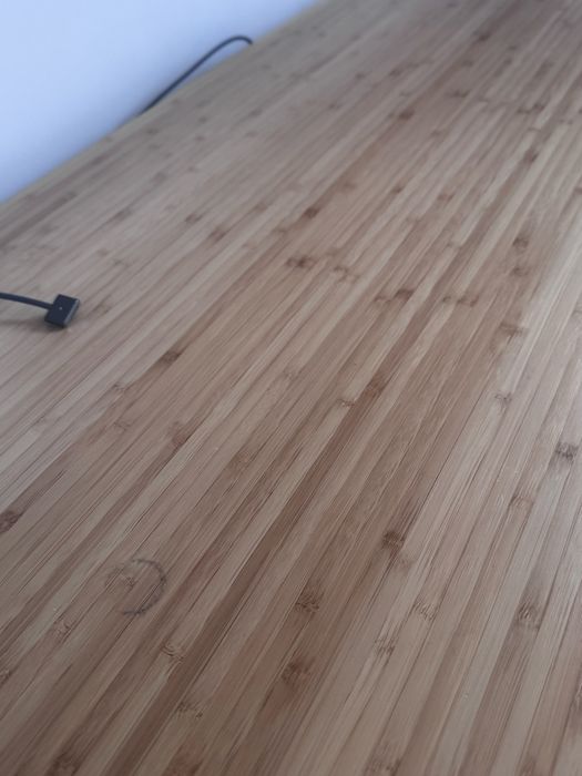 Biurko toaletka bambusowa z szufladami IKEA