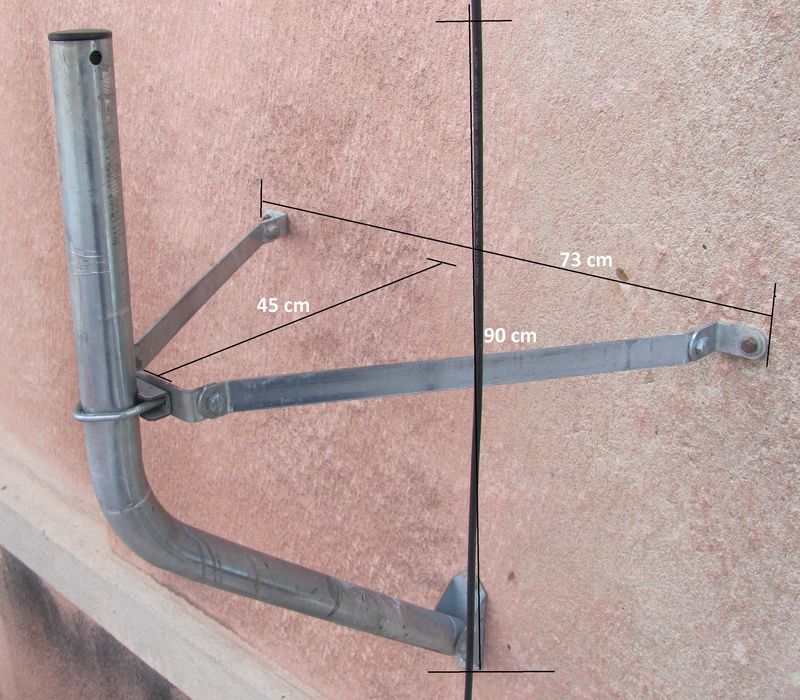 Uchwyt anten satelitarnych o średnicy do 150 cm UMA-50U50