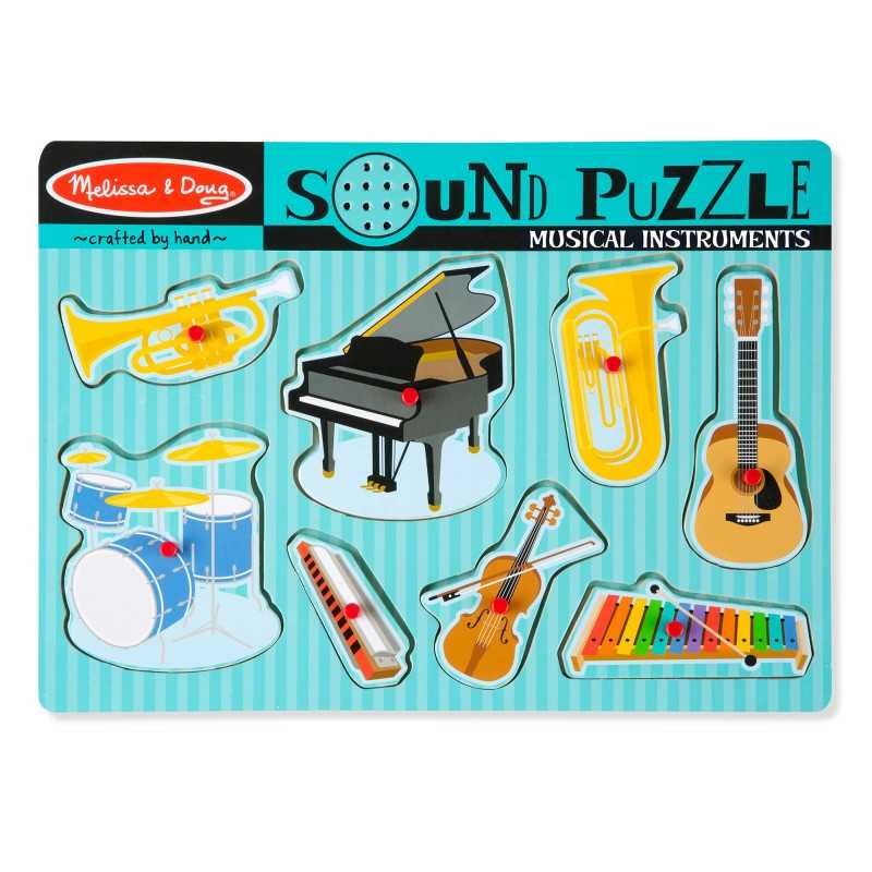 puzzle dźwiękowe instrumenty melissa and doug- likwidacja sklepu