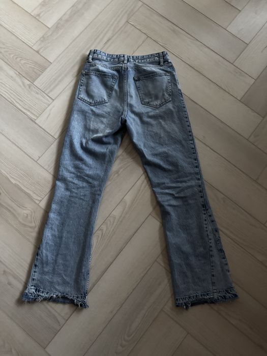 Zara flared jeans голубі
