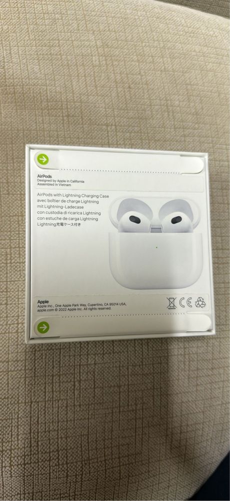 Apple Air Pods novos 3 geracao