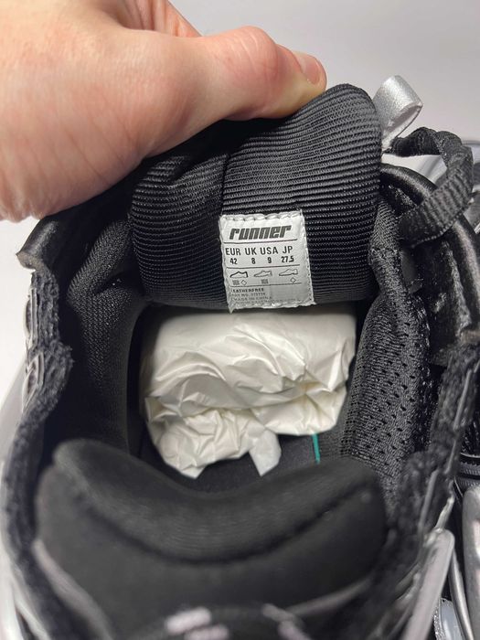 BALENCIAGA Runner кроссовки кеди кеды кросівки чорні sneakers 42 43 44