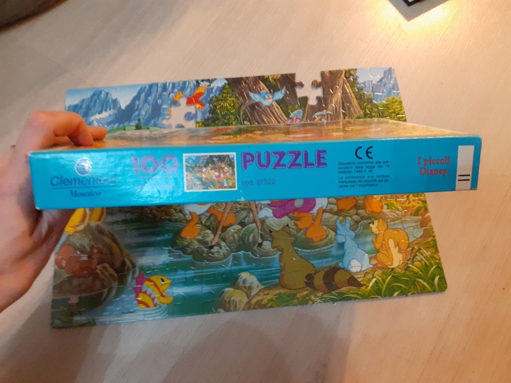 Puzzle kolekcjonerskie Clementoni 100 elementów.