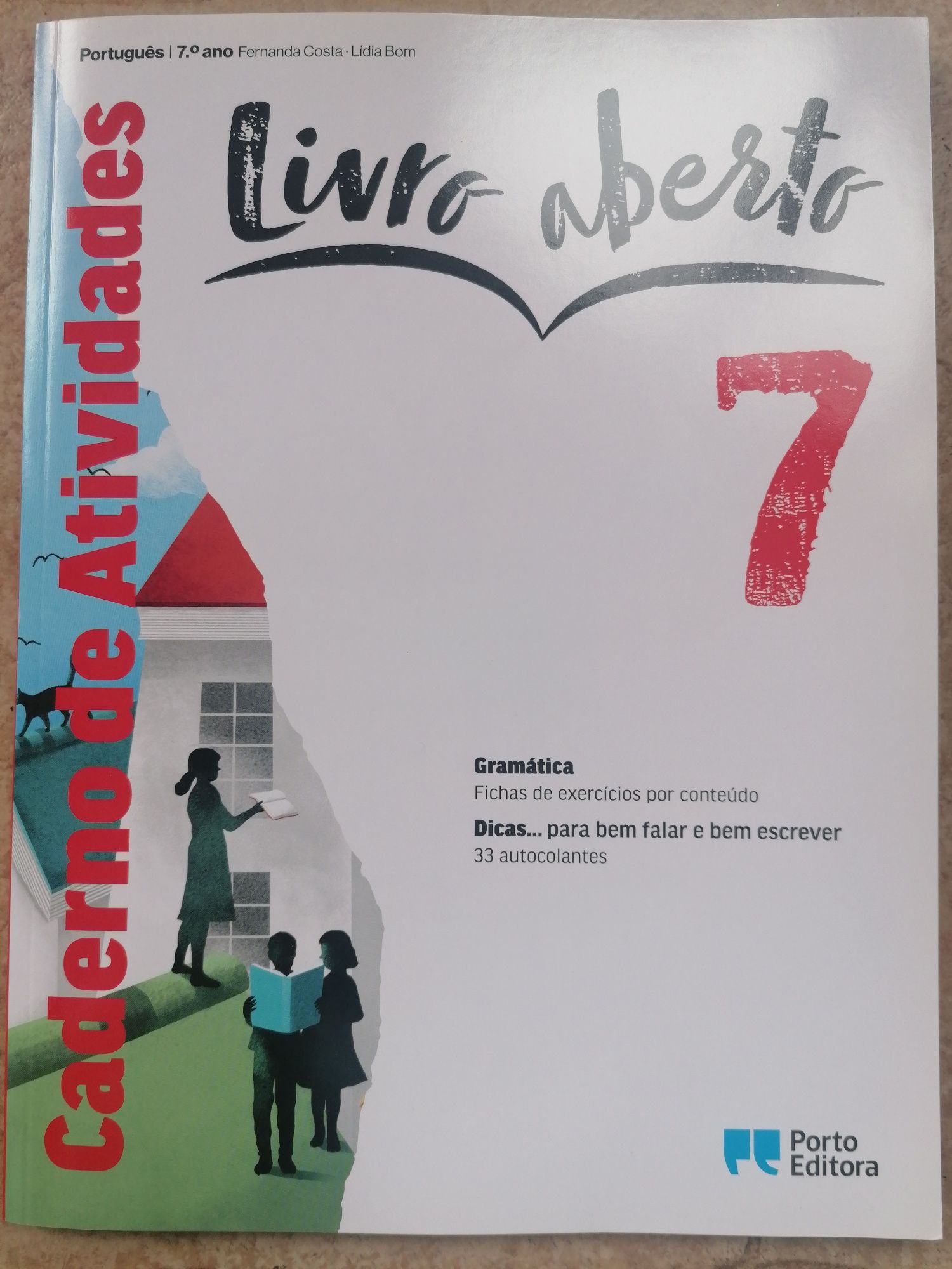 Caderno de atividades de Português 7°ano - Livro aberto (professor)