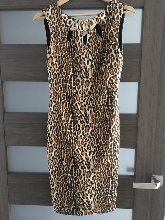 Sukienka w panterkę