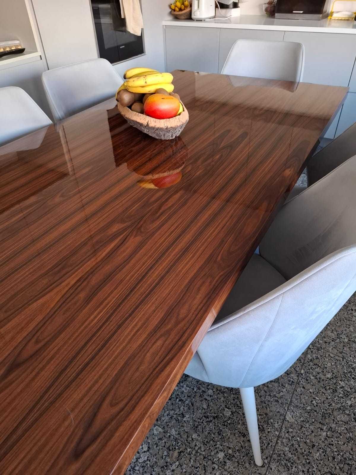 Tampo de Mesa de cozinha em Madeira