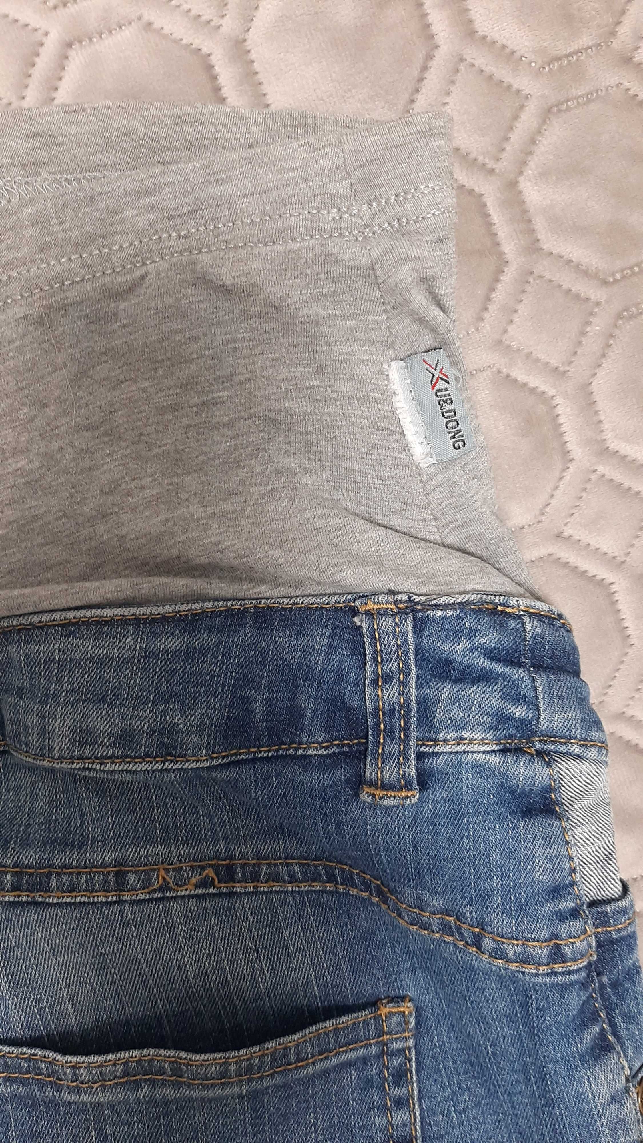 Джинси для вагітних штани брюки зі вставкою для животика р. XL