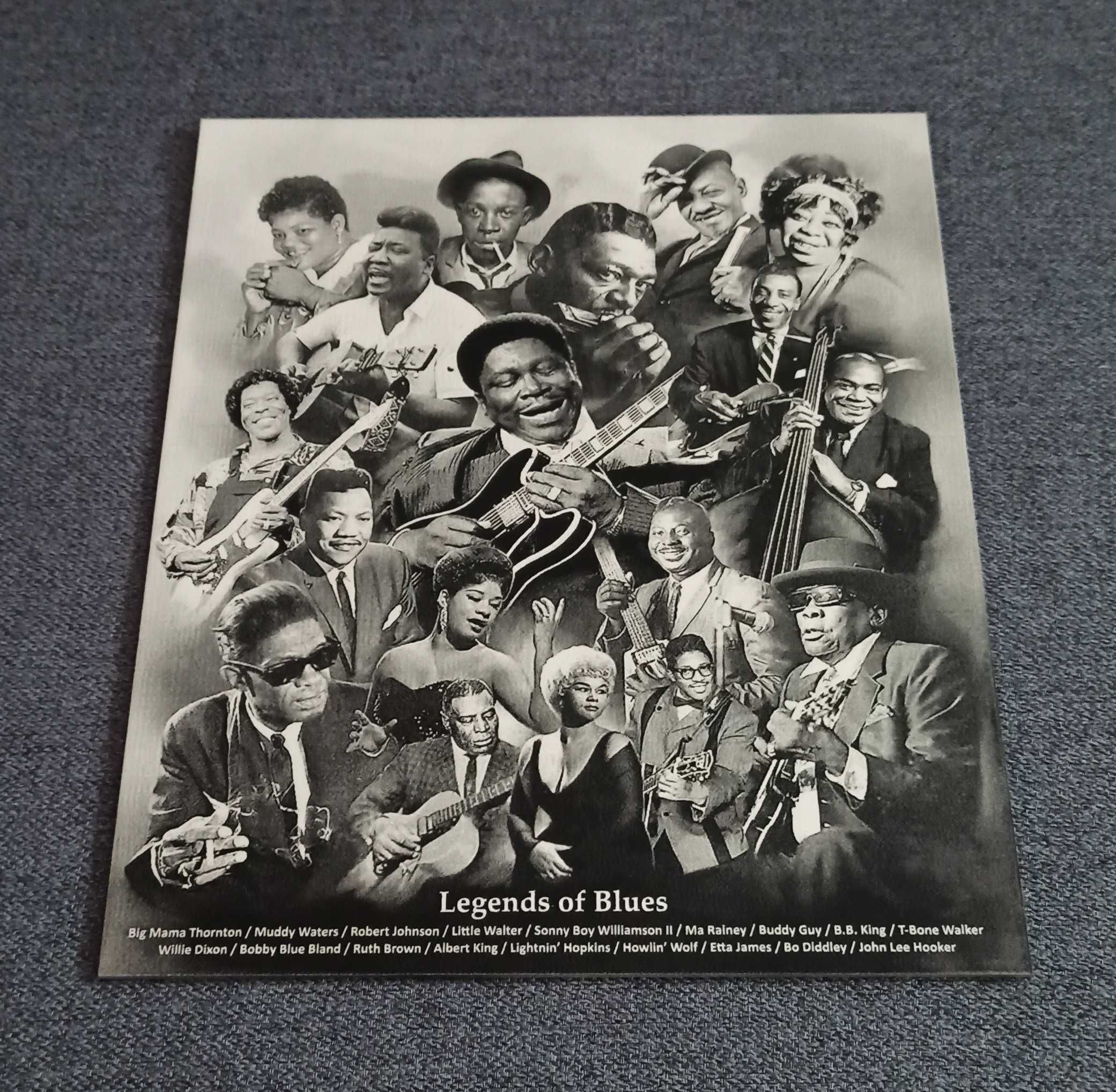 Grawerowany plakat "Legends of Blues"