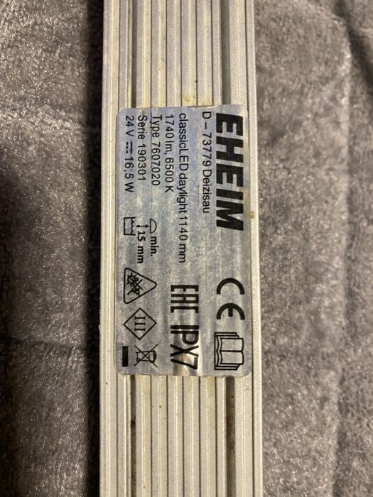 Lampada aquario led eheim 120 cm