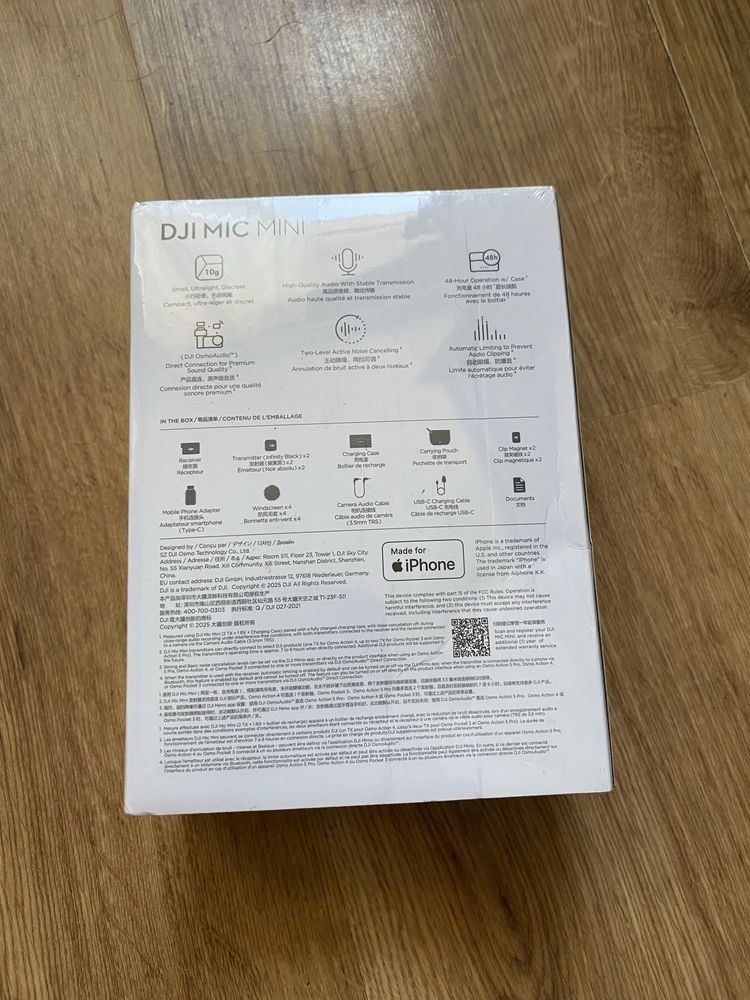 Мікрофони DJI Mic Mini (2 TX + 1 RX + Charging Case)