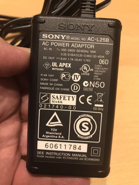 Продам БП AC-L25B для видеокамеры Sony