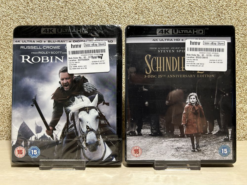 4K Ultra HD Blu-ray Гладиатор /Патриот/Робин Гуд с переводом.