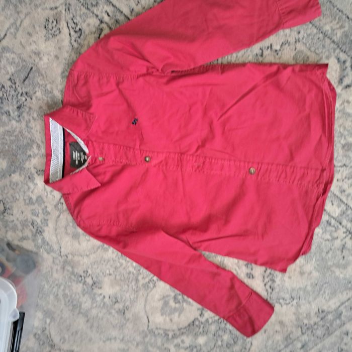 Czerowna koszula na sesję świąteczną chlopieca H&M r.116