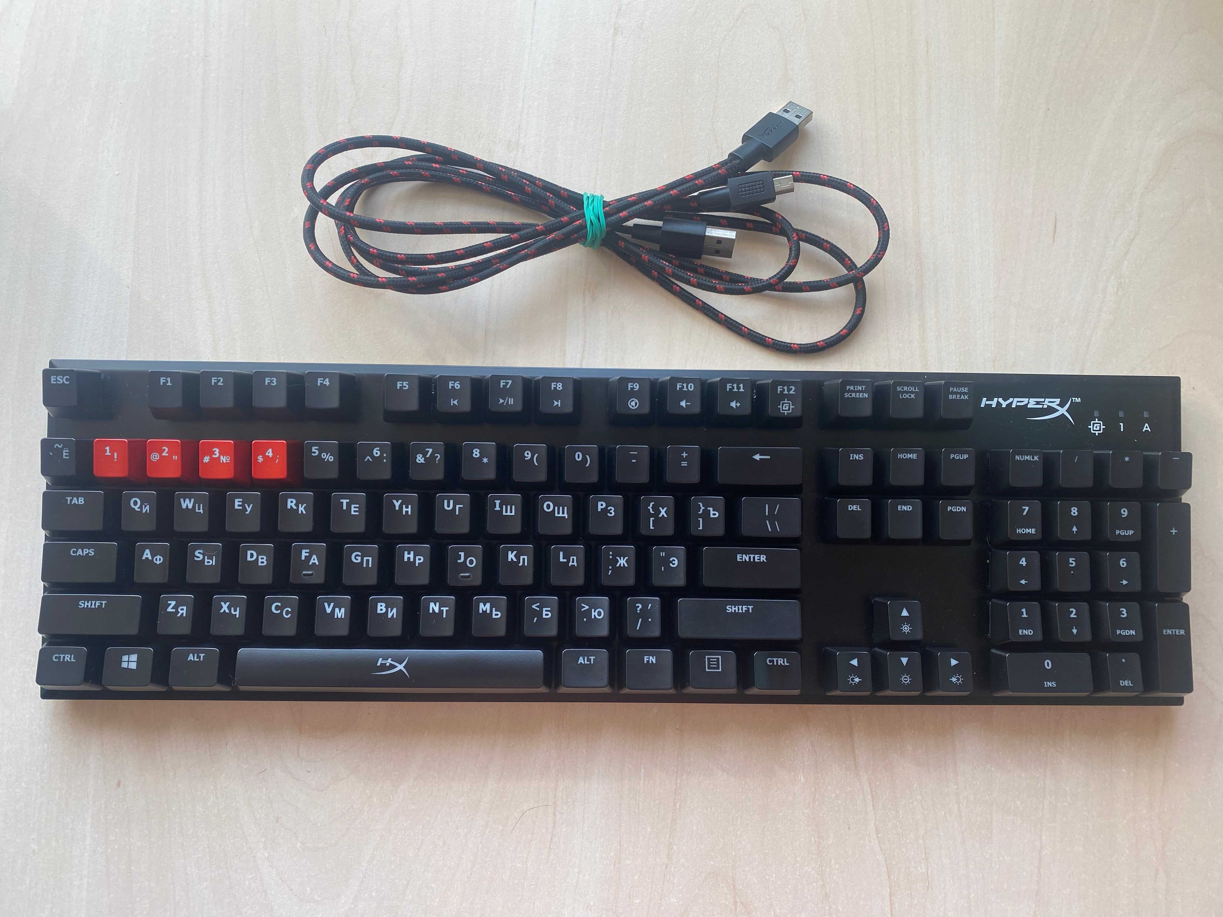 Клавіатура дротова HyperX Alloy FPS Cherry MX Blue