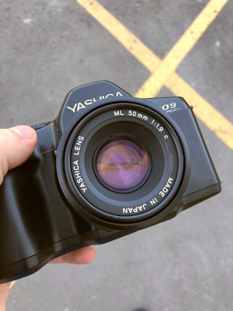 Yashica 109 Multi Program with Yashica ML 50mm f/1.9