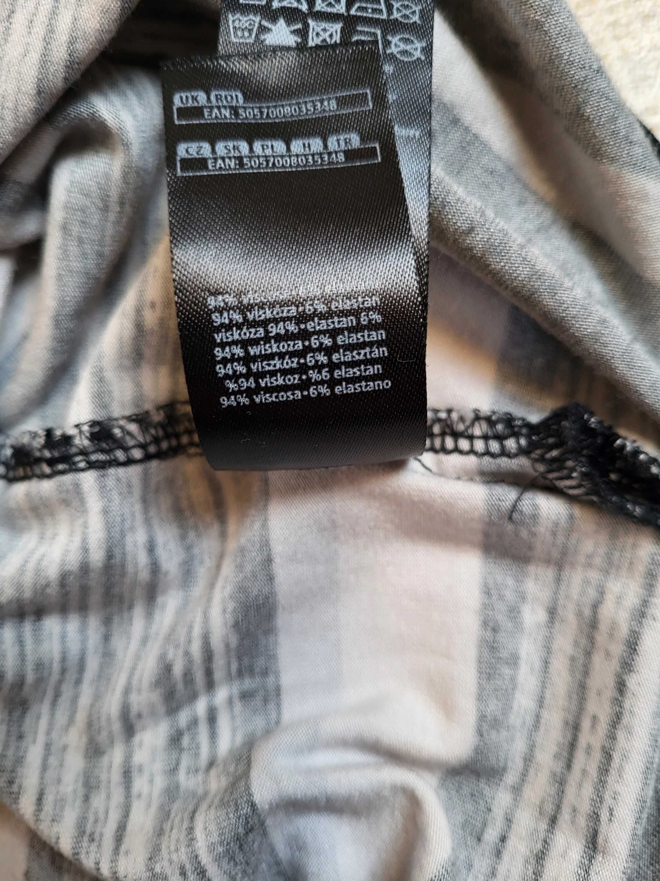 letnia sukienka maxi na szerokich ramiączkach w paski F&F 40/L
