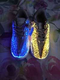 Świecące buty ładowane na USB