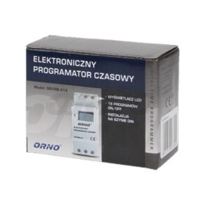 Programator Czasowy Na Szynę Din Pre-414 Orno