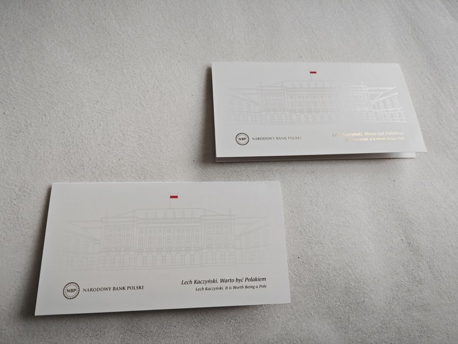 Banknot Lech Kaczyński 20zł 2 szt.