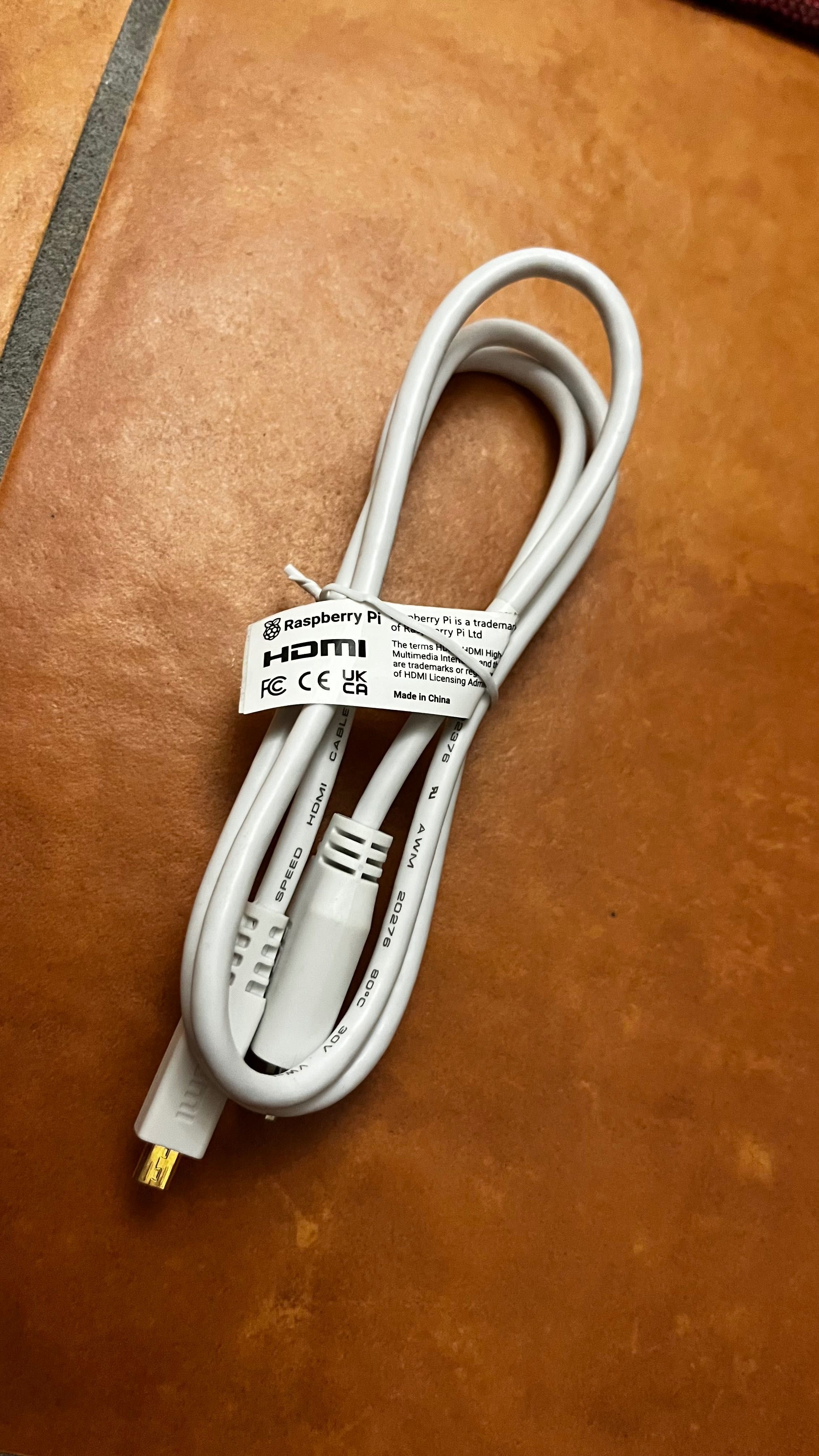 microHDMI to HDMI cabo Raspberry Pi