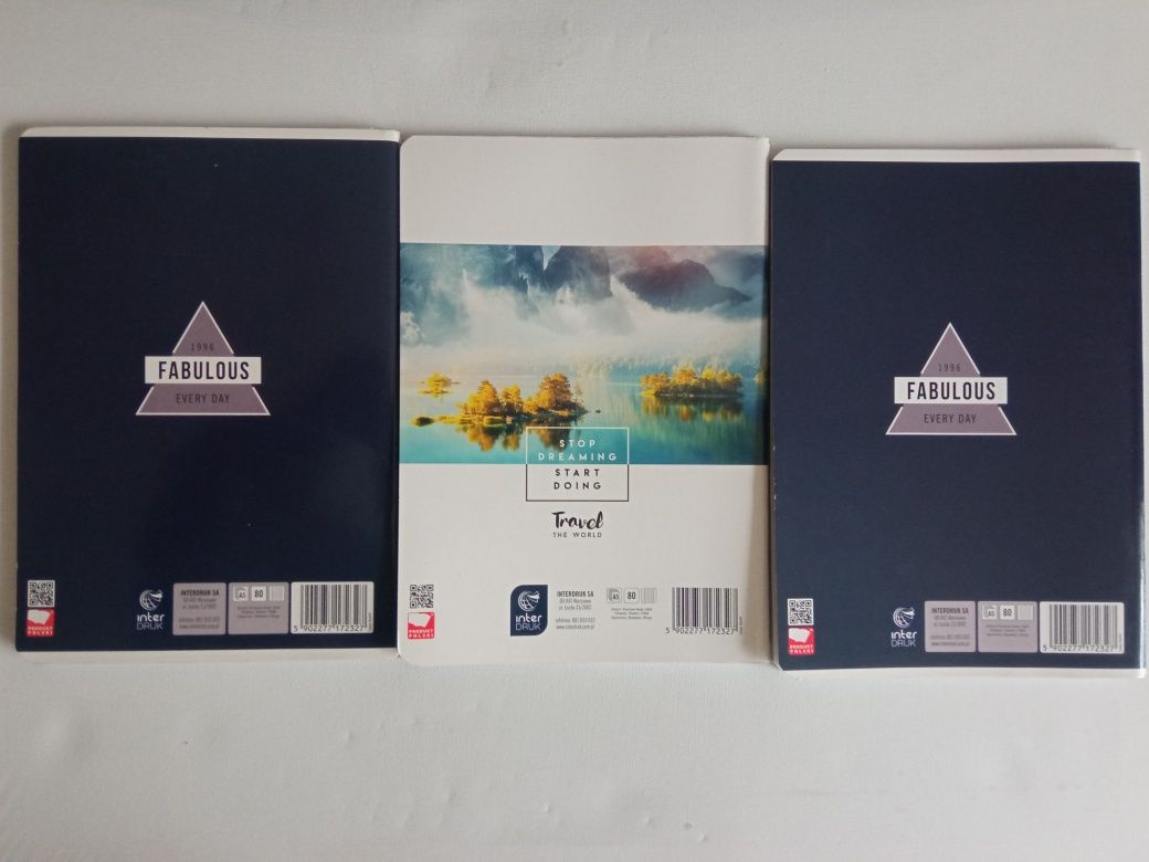 Zeszyt A5 80k linia x 3 szt