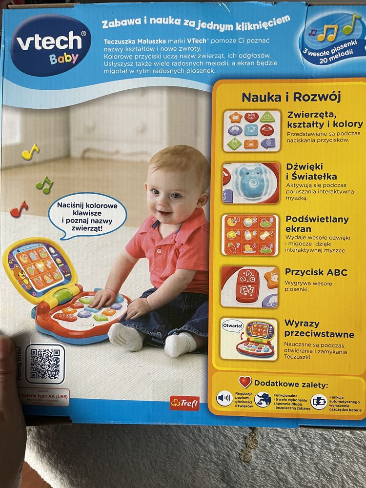 Teczuszka maluszka vtech nowa.