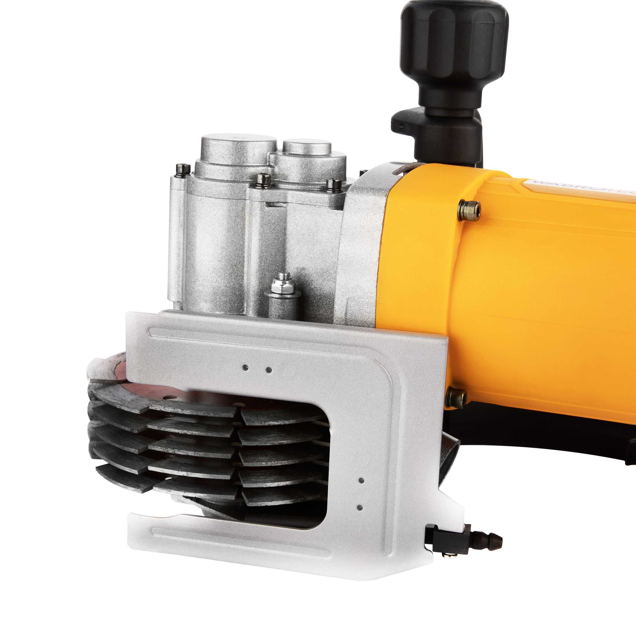 Bruzdownica 4500W WABROTECH WT1009 z rolką prowadzącą + tarcze + pompa