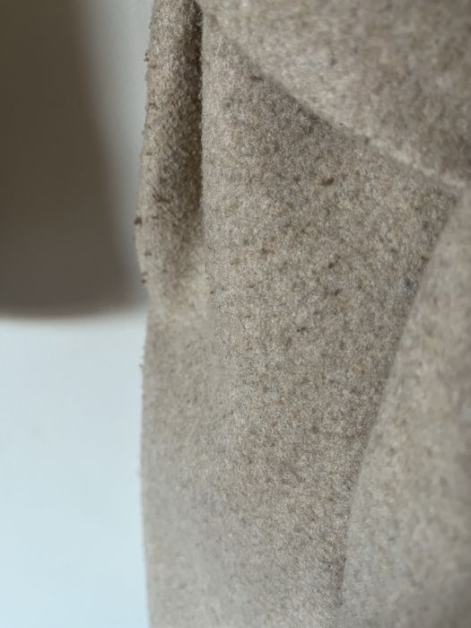 Zara casaco comprido bege tamanho M