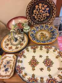 Porcelana de Talavera. Peças antigas em Barro Preto