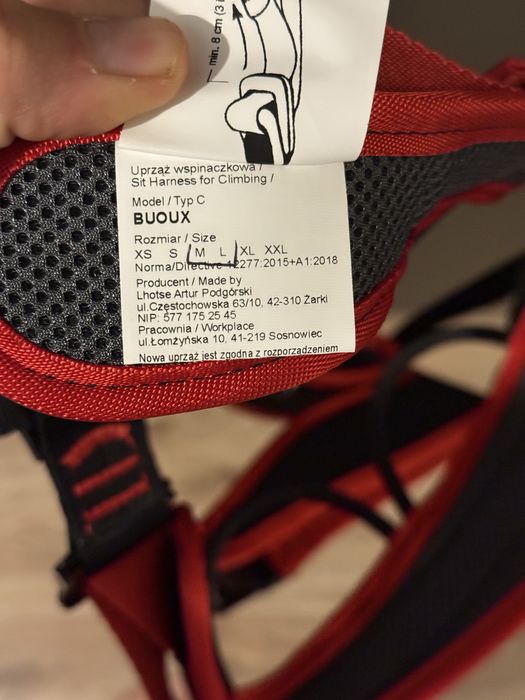 Uprząż wspinaczkowa Lhotse Buoux M-XL