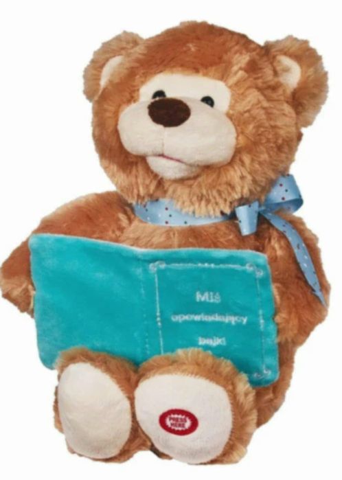 Oryginalby duży miś Interaktywny opowiada bajki rusza się bdb